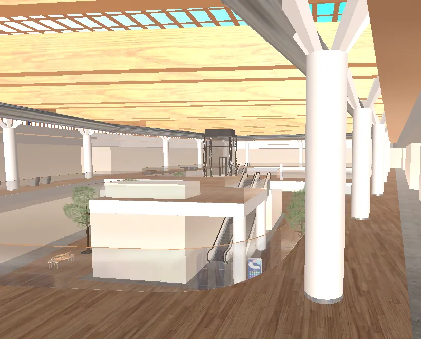 Assistente virtuale con AI e gemello digitale di un centro commerciale