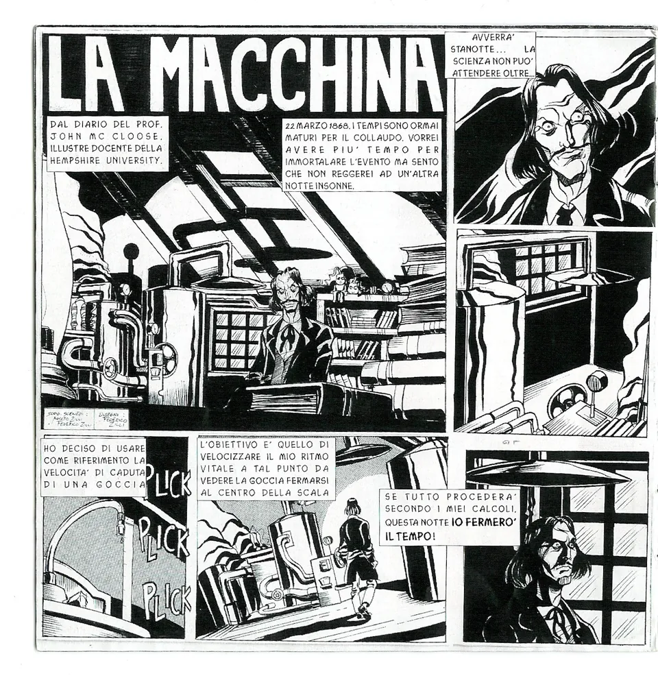 La macchina, il fumetto del professor McCloose