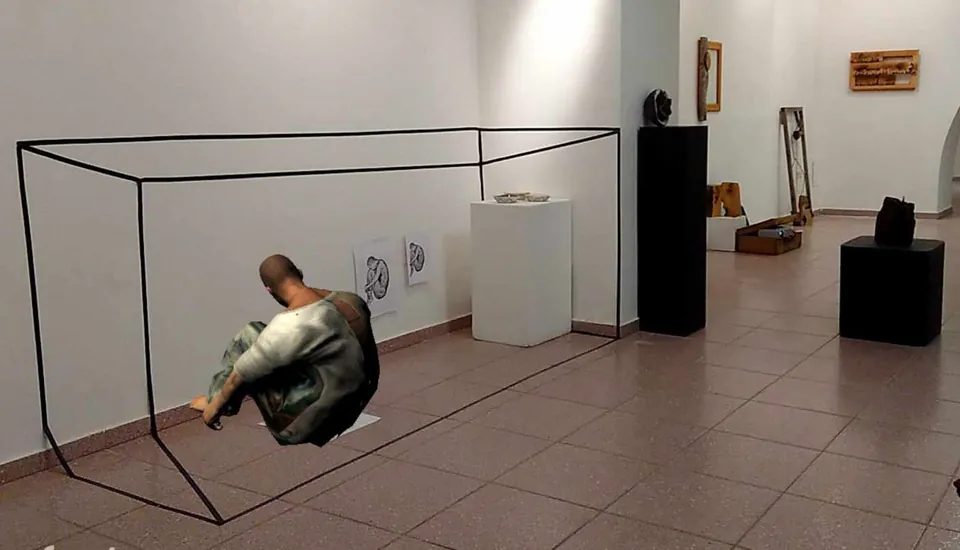 Installazione in realtà aumentata per Sandra Ban