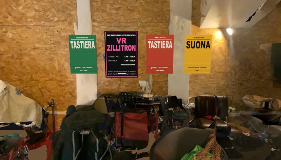 I poster per scegliere gli strumenti, da selezionare con lo sguardo